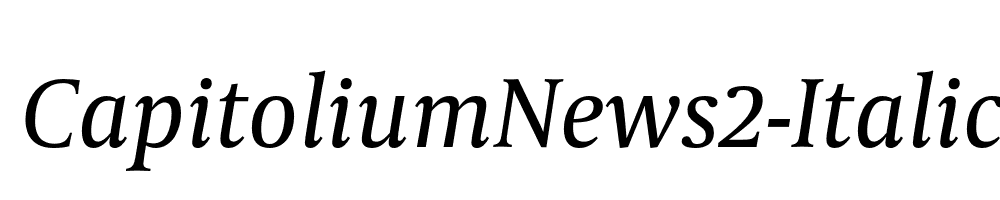 CapitoliumNews2-Italic