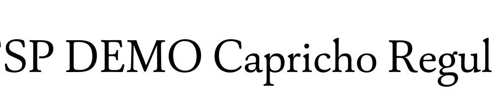 FSP DEMO Capricho Regular