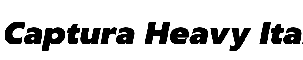 FSP DEMO Captura Heavy Italic Regular