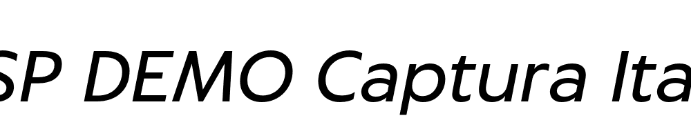 FSP DEMO Captura Italic