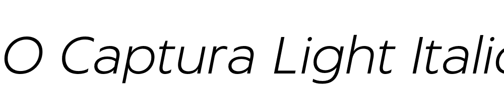 FSP DEMO Captura Light Italic Regular