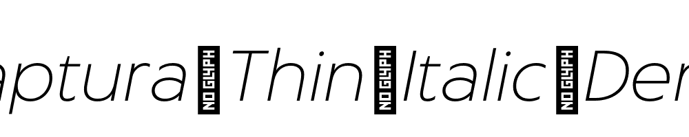 Captura-Thin-Italic-Demo