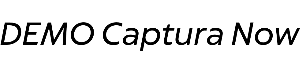 FSP DEMO Captura Now Italic