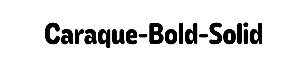 Caraque-Bold-Solid