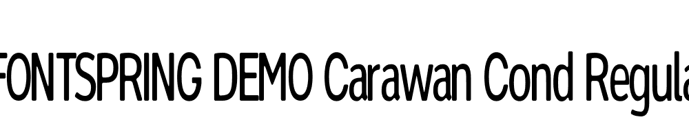  DEMO Carawan Cond Regular