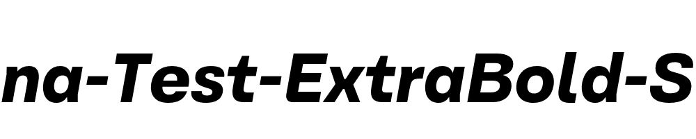 Carbona-Test-ExtraBold-Slanted