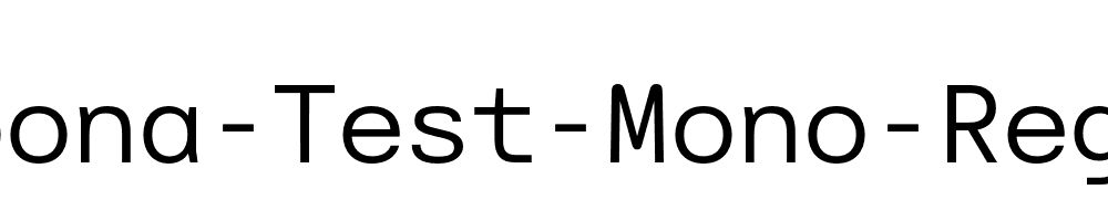 Carbona-Test-Mono-Regular