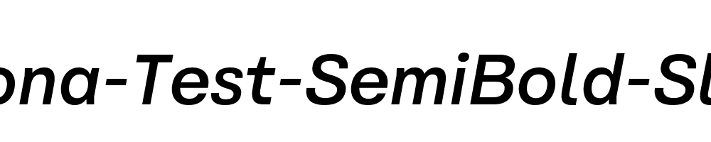 Carbona-Test-SemiBold-Slanted