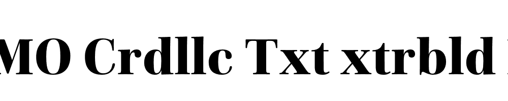 FSP DEMO Crdllc Txt xtrbld Regular