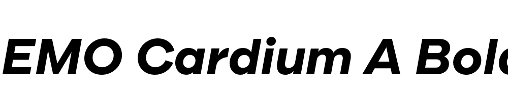 FSP DEMO Cardium A Bold Italic