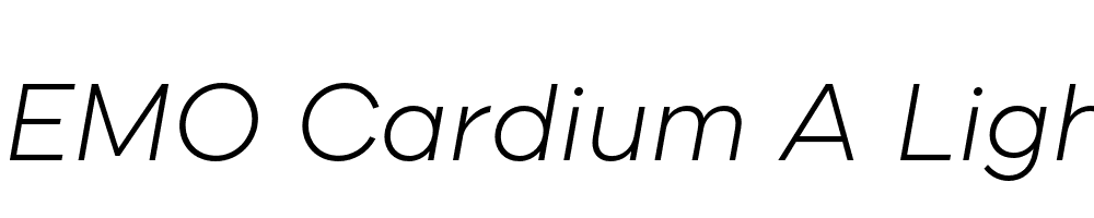 FSP DEMO Cardium A Light Italic