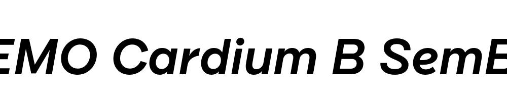 FSP DEMO Cardium B SemBd Italic