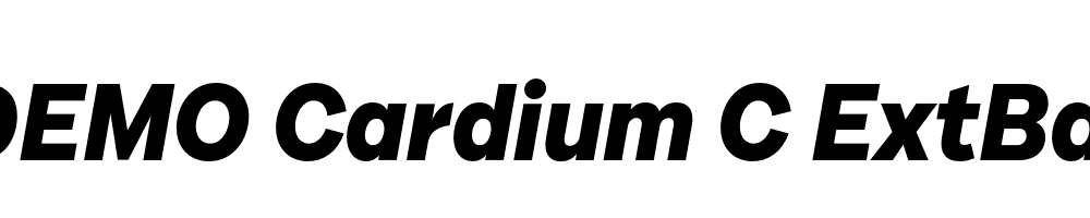 FSP DEMO Cardium C ExtBd Italic