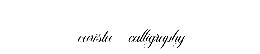 Carista Calligraphy