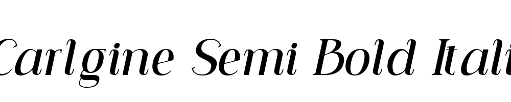 Carlgine-Semi-Bold-Italic