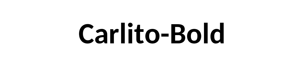 Carlito-Bold