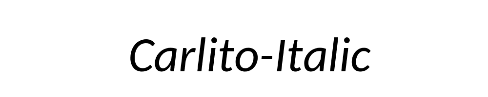 Carlito-Italic