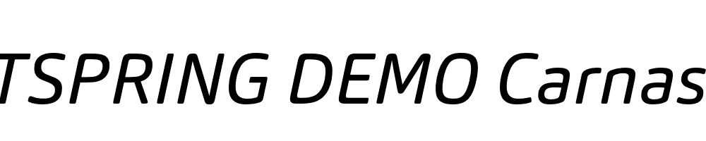  DEMO Carnas Italic