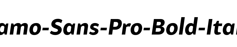 Samo-Sans-Pro-Bold-Italic