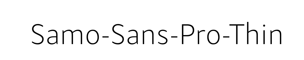 Samo-Sans-Pro-Thin