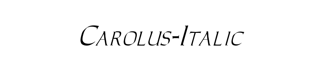 Carolus-Italic