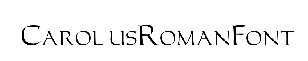 CarolusRomanFont