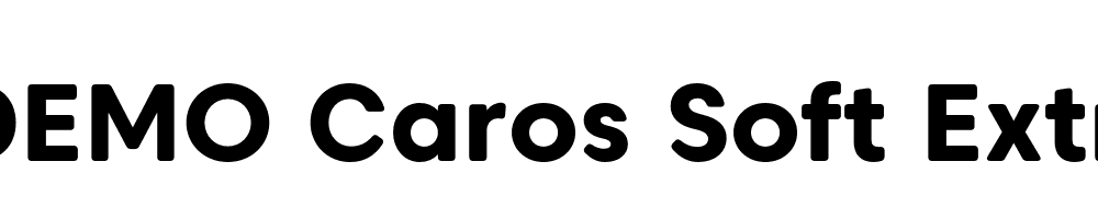  DEMO Caros Soft ExtraBold Regular