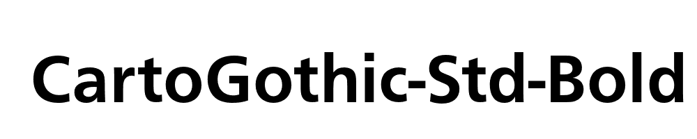 CartoGothic-Std-Bold