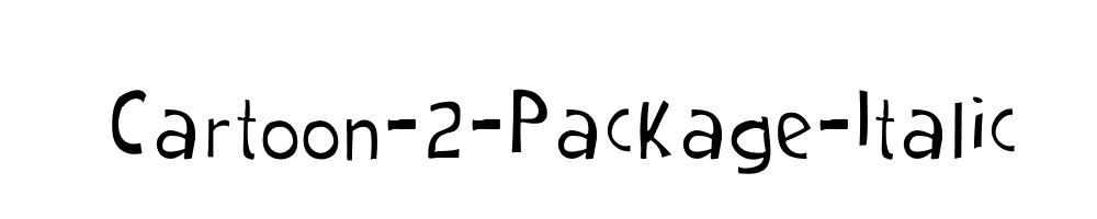 Cartoon-2-Package-Italic