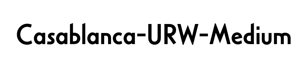 Casablanca-URW-Medium