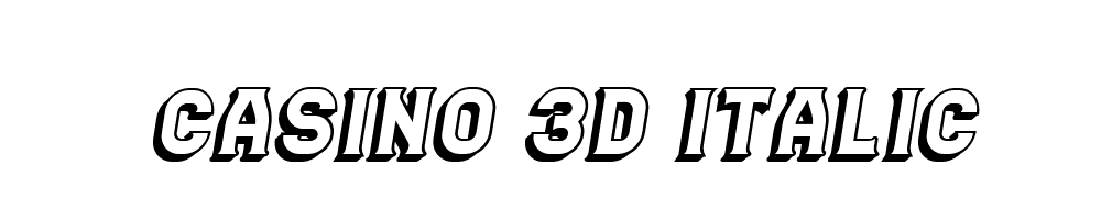 Casino-3D-Italic