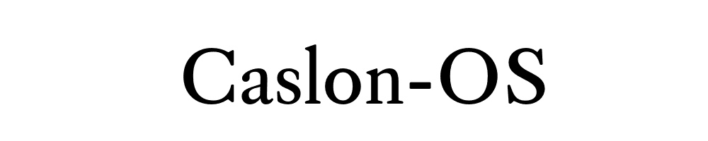 Caslon-OS