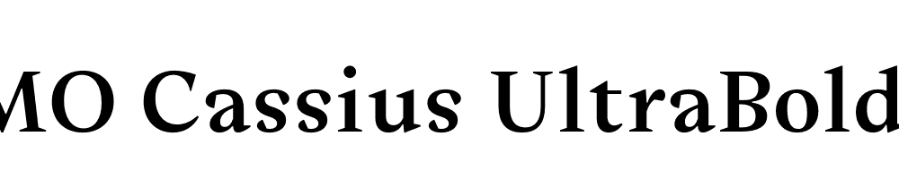 FSP DEMO Cassius UltraBold Regular