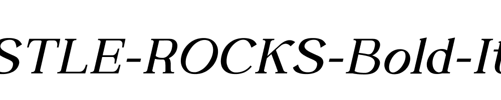 CASTLE-ROCKS-Bold-Italic