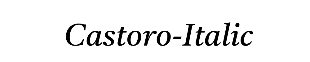 Castoro-Italic