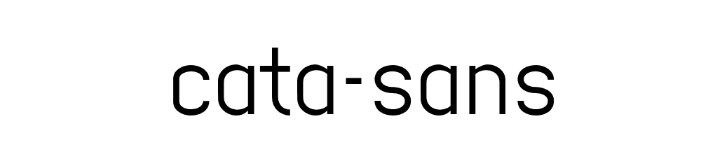 Cata Sans