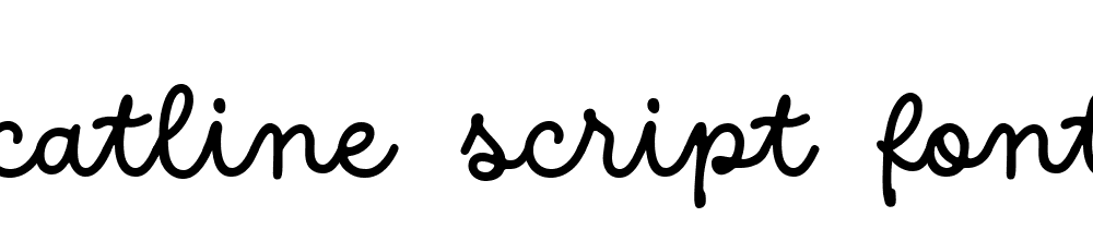 Catline Script Font