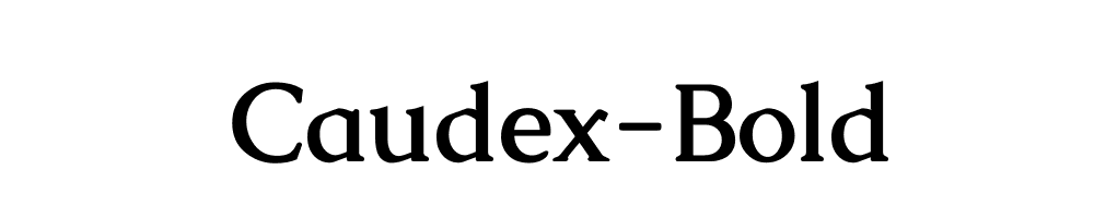 Caudex-Bold