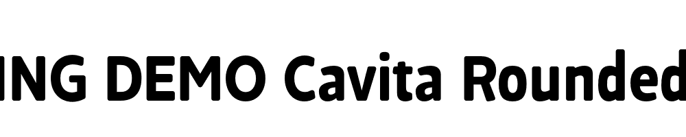  DEMO Cavita Rounded 2 Regular