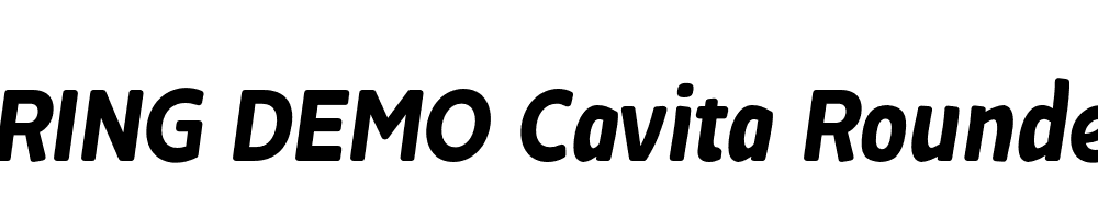  DEMO Cavita Rounded 2 Italic