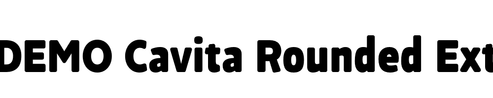  DEMO Cavita Rounded Extrabold Regular