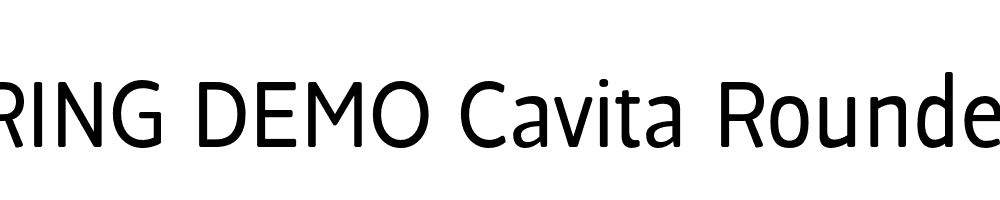  DEMO Cavita Rounded Regular