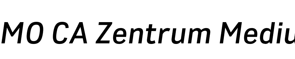 FSP DEMO CA Zentrum Medium Italic