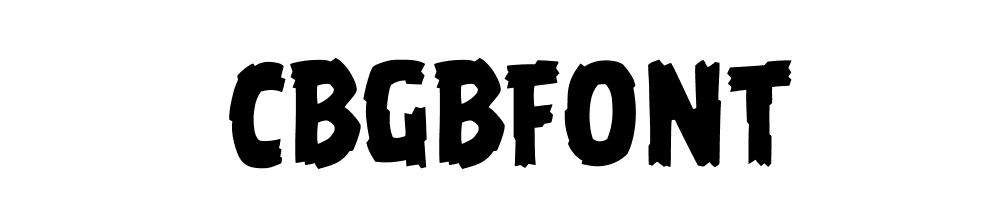 Cbgbfont