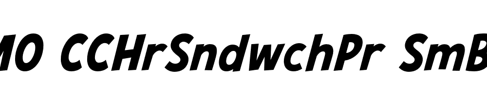 FSP DEMO CCHrSndwchPr SmBld Italic