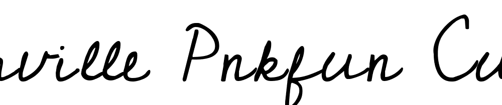 Cedarville Pnkfun Cursive