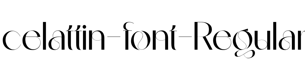 Celattin Font Regular