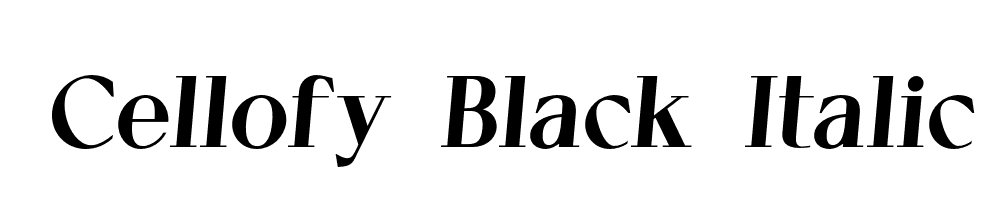 Cellofy-Black-Italic