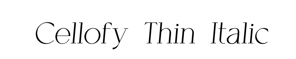 Cellofy-Thin-Italic