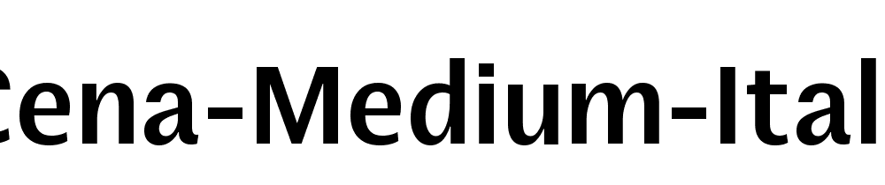 Cena Medium Italic